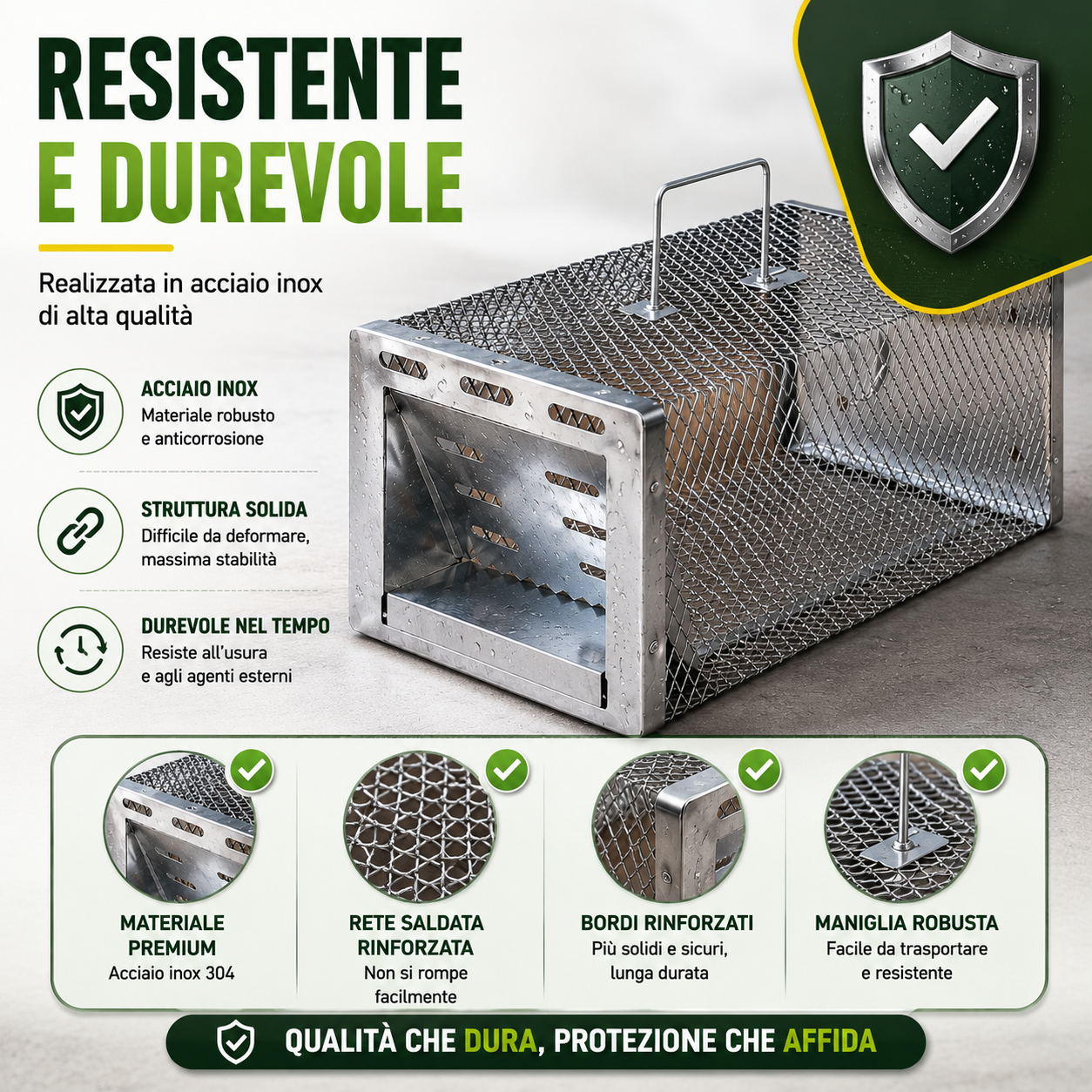 BestSeller™ - Gabbia Trappola Umana Per Topi, Mouse E Scoiattoli Vivi