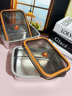 🇮🇹 Contenitori per alimenti in acciaio inossidabile Tedesco 316 con coperchio sottovuoto