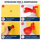 🐓 Abbeveratoio Automatico per Pollame – Acqua Sempre Pulita, Meno Sprechi e Meno Lavoro