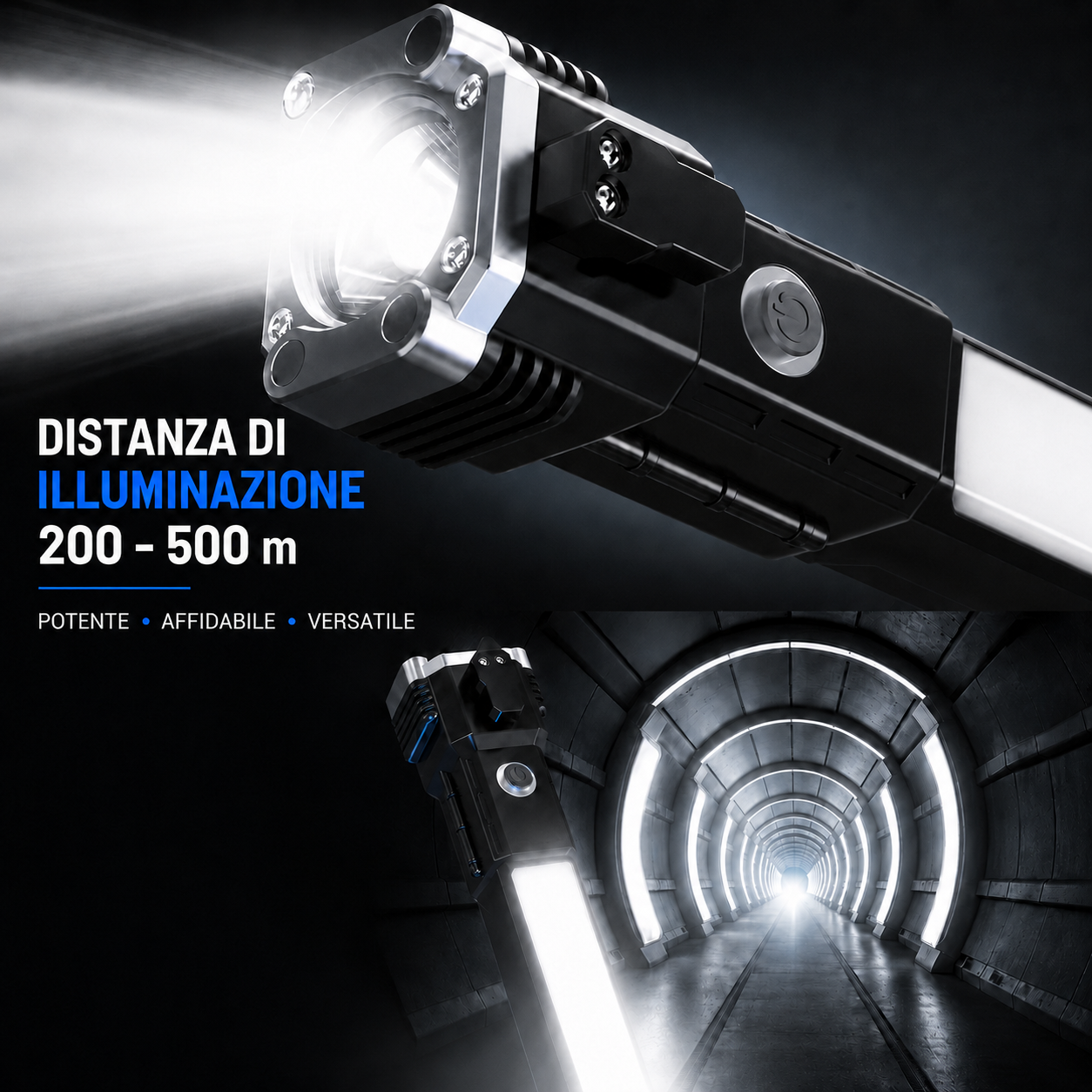 🔦TorciaSOS 4in1 – La Torcia d'Emergenza Che Può Salvarti la Vita in Auto