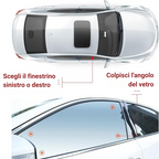 🇮🇹 Martello di emergenza per auto a doppia testa – rompe i vetri e taglia le cinture di sicurezza