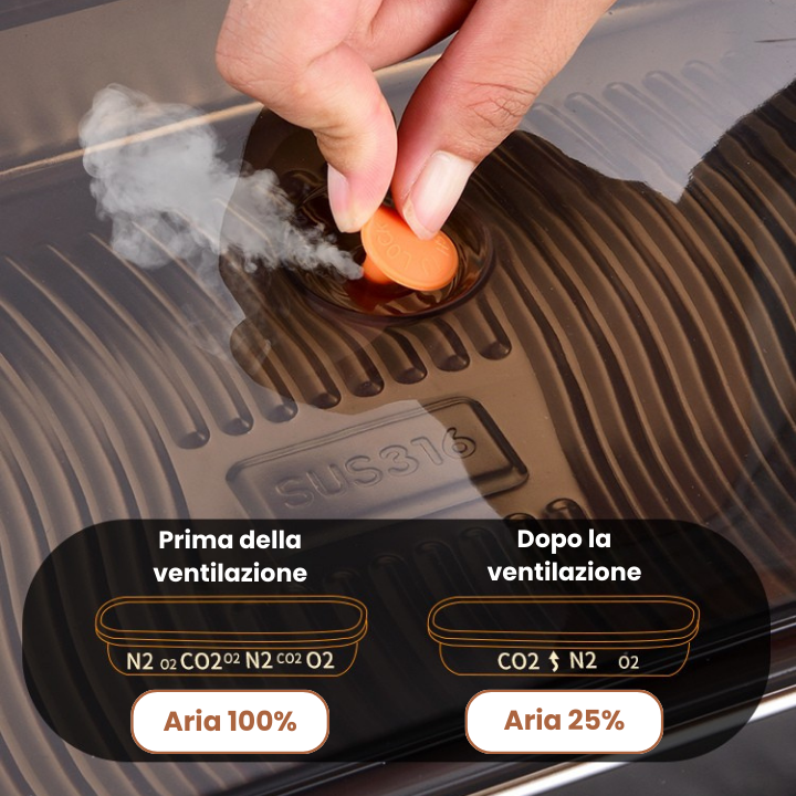 [Set 6 + 🎁 3 Gratis] Vassoio per alimenti in acciaio inossidabile 316 (22,5*15*6 cm)