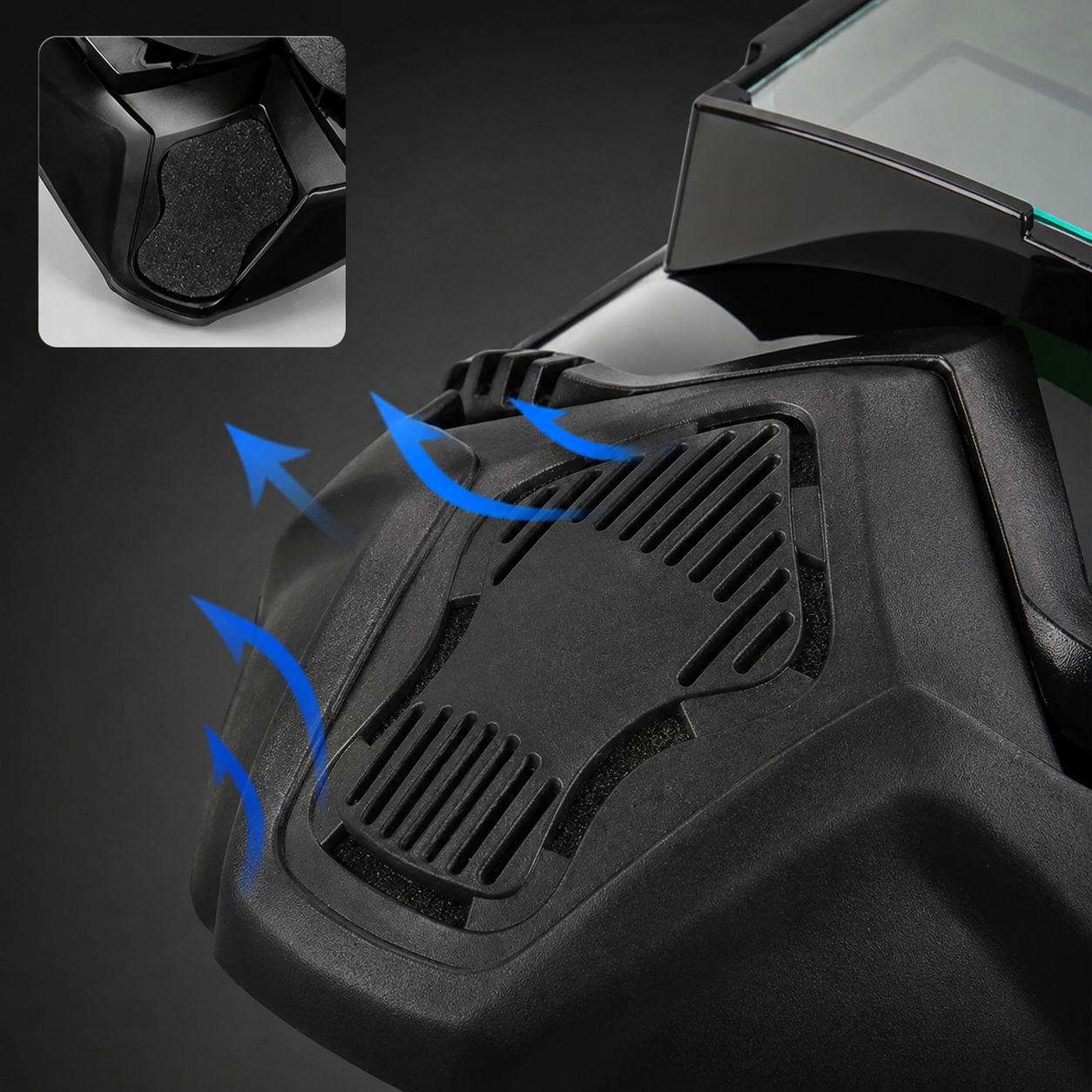 🛡️Maschera Da Saldatura Con Oscuramento Automatico 0,1 Ms – Smontabile In 2 Parti, Protezione Totale