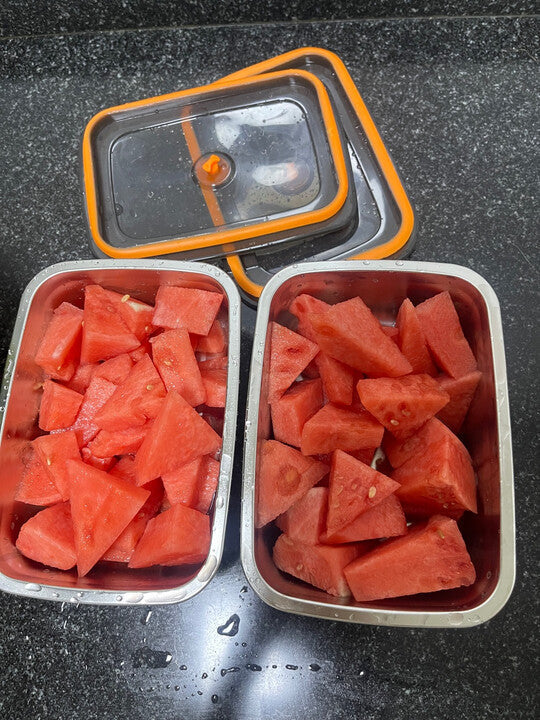 🇮🇹 (Prendi 6+3 gratis) Scatola ermetica in acciaio inox tedesco 316 per conservare gli alimenti