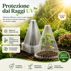 🌱 Copertura Protettiva per Piante – Riutilizzabile, Facile da Installare
