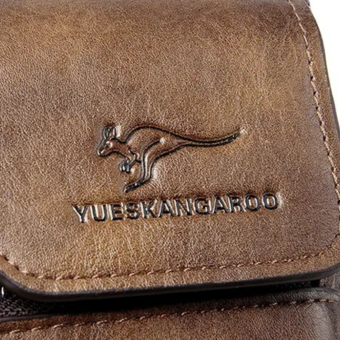 [🔥SCONTO DEL 70% - SOLO OGGI] Borsa A Tracolla Da Uomo In Pelle Vintage