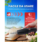 🇮🇹 Macchina per la rimozione delle piume di pollame ad alta potenza, portatile con caricatore rapido