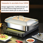 Vassoio Di Cottura In Acciaio Inox SUS304 Per Pentole Calde, Pesce Al Vapore, Cottura Al Forno E Conservazione Degli Alimenti