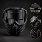 🛡️Maschera Da Saldatura Con Oscuramento Automatico 0,1 Ms – Smontabile In 2 Parti, Protezione Totale