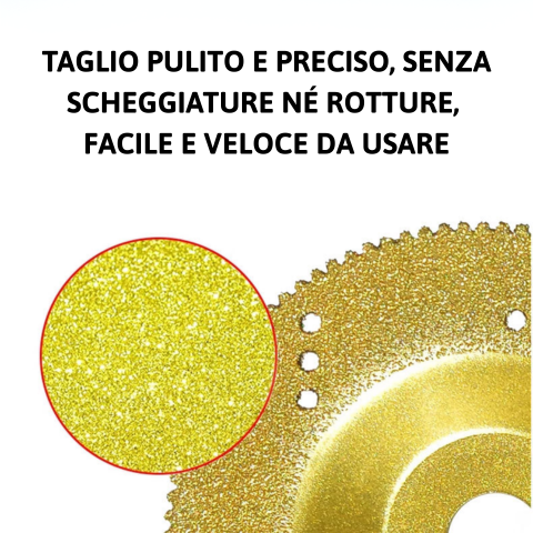 Disco Diamantato 5 In 1 – Taglia, Leviga E Modella In Pochi Secondi