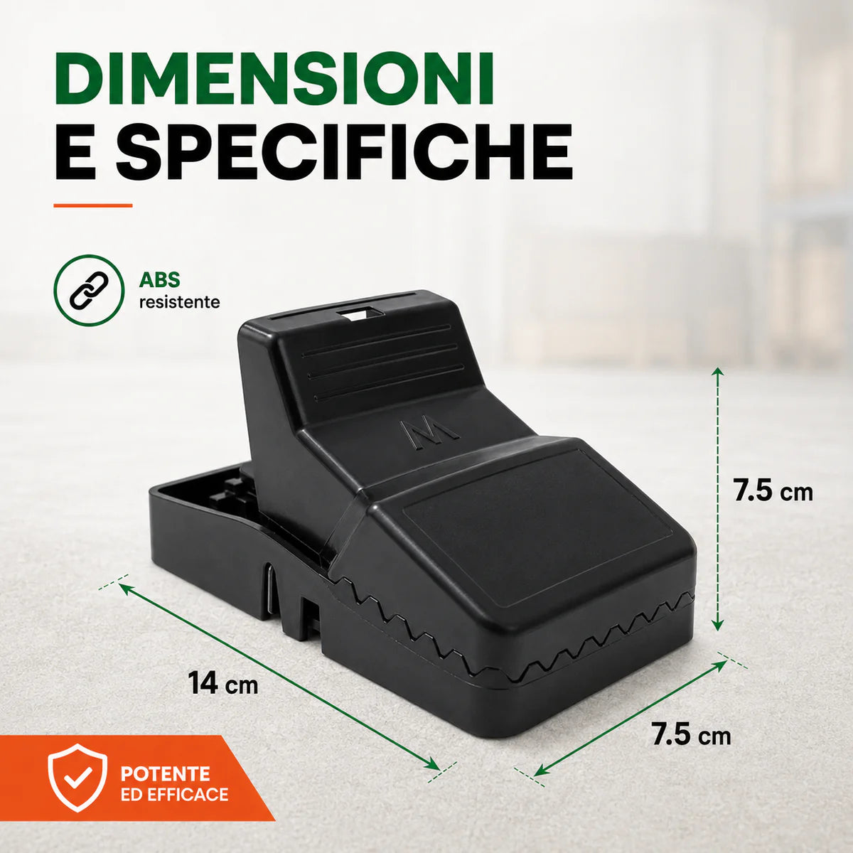 Trappola per Topi Trapper T-Rex | Scatto Rapido, Riutilizzabile