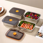 🇮🇹 (Prendi 6+3 gratis) Scatola ermetica in acciaio inox tedesco 316 per conservare gli alimenti