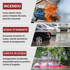 🇮🇹 Martello di emergenza per auto a doppia testa – rompe i vetri e taglia le cinture di sicurezza