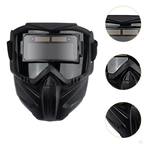 Maschera Da Saldatura Con Oscuramento Automatico 0,1 Ms – Smontabile In 2 Parti, Protezione Totale