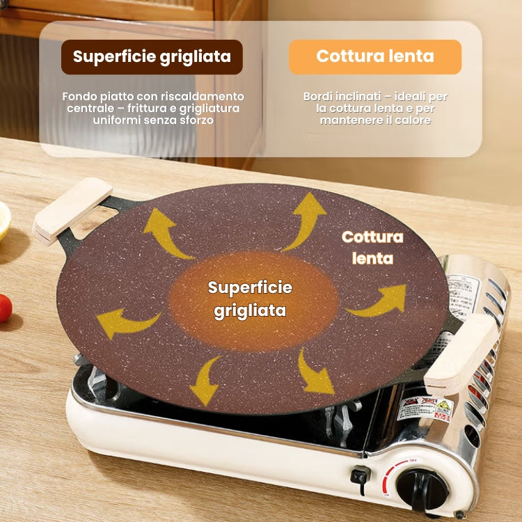 ⚡ Padella in pietra Maifan antiaderente a 6 strati compatibile con induzione IH