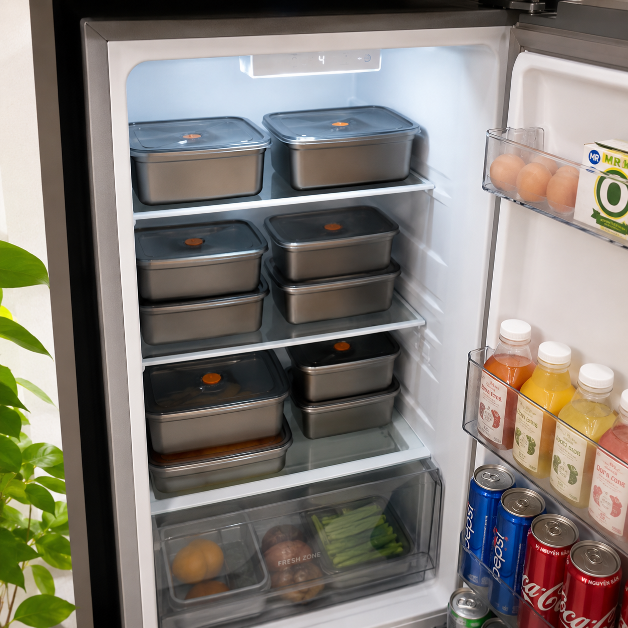 🛡Scatola Ermetica In Acciaio Inox Tedesco 316 Per Conservare Gli Alimenti