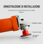 Disco Lucidante Diamantato ad Acqua 2 Pollici (5cm) – Tampone Morbido per Pietra e Giada, Compatibile con Smerigliatrice Angolare