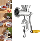 ⚡ Tritacarne manuale domestico con insaccatore per salsicce, compatto e pratico
