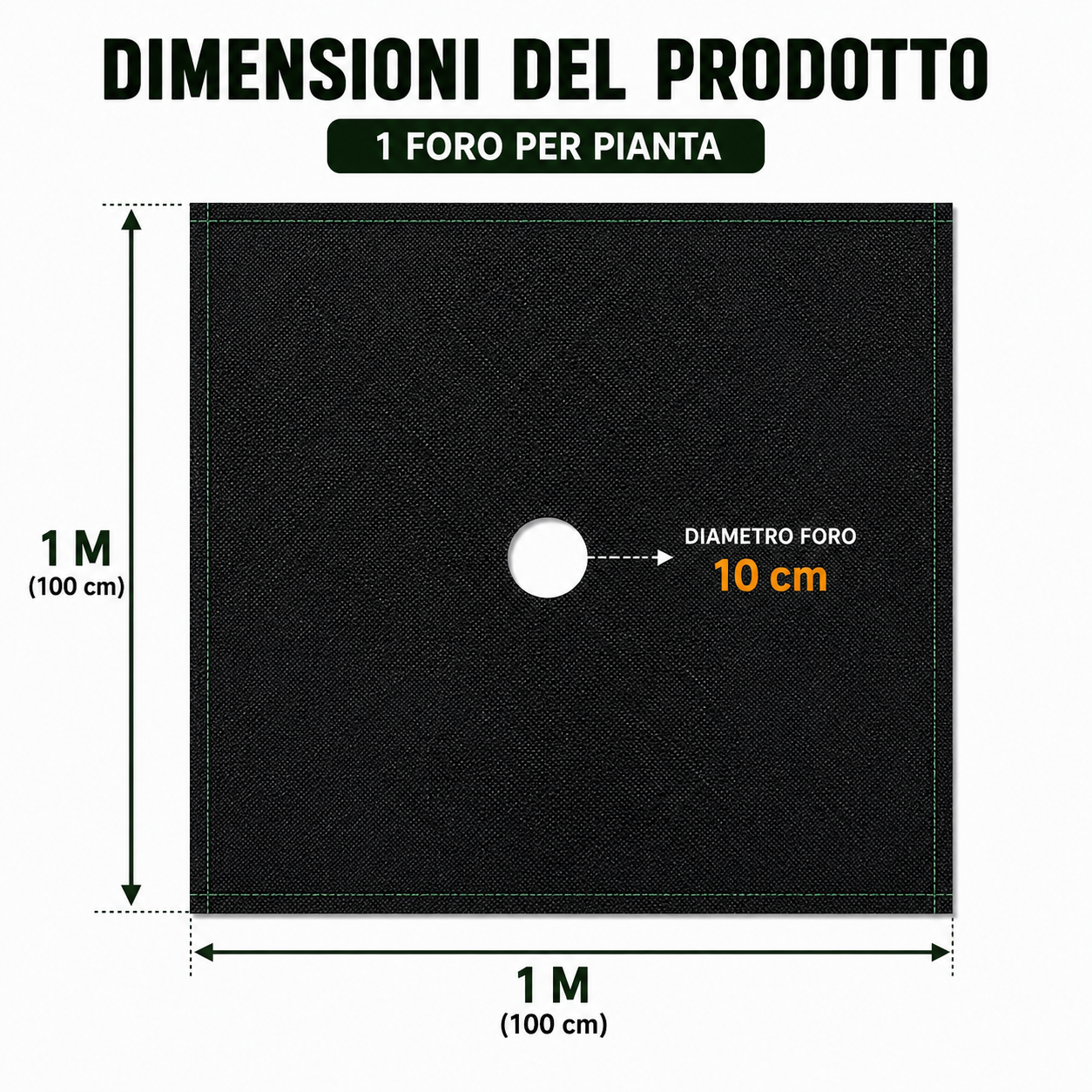 🌱 Telo Anti-Erbacce - Stop Alle Erbacce, Piante Più Forti e Sane