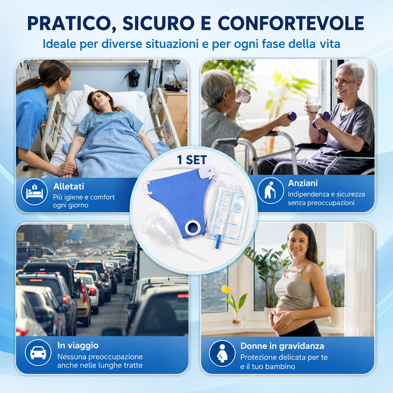 INTIMO MEDICO RIUTILIZZABILE PER UOMINI E DONNE