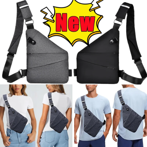 Borsa a tracolla antifurto - Blocco RFID (protezione dai dispositivi di lettura elettronici)