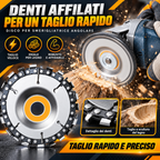Disco a Catena per Smerigliatrice – Taglia, Intaglia e Sagoma il Legno in Pochi Secondi