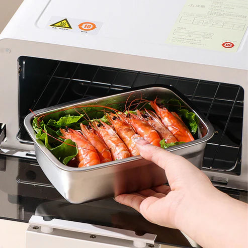 🇮🇹 (Prendi 6+3 gratis) Scatola ermetica in acciaio inox tedesco 316 per conservare gli alimenti