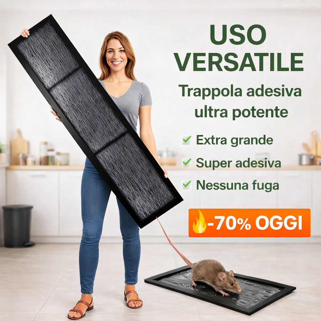 Trappole adesive professionali – Extra grandi per catturare più velocemente