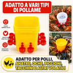 🐓 Abbeveratoio Automatico per Pollame – Acqua Sempre Pulita, Meno Sprechi e Meno Lavoro