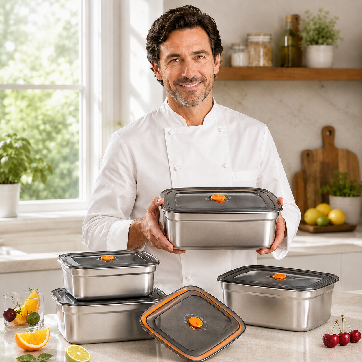⚡ Scatola Ermetica In Acciaio Inox Tedesco 316 Per Conservare Gli Alimenti