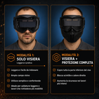 Maschera da Saldatura Automatica 0,1ms | Smontabile in 2 Parti