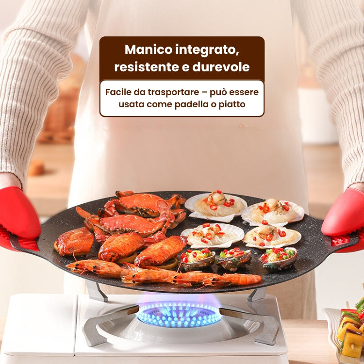 ⚡ Padella in pietra Maifan antiaderente a 6 strati compatibile con induzione IH