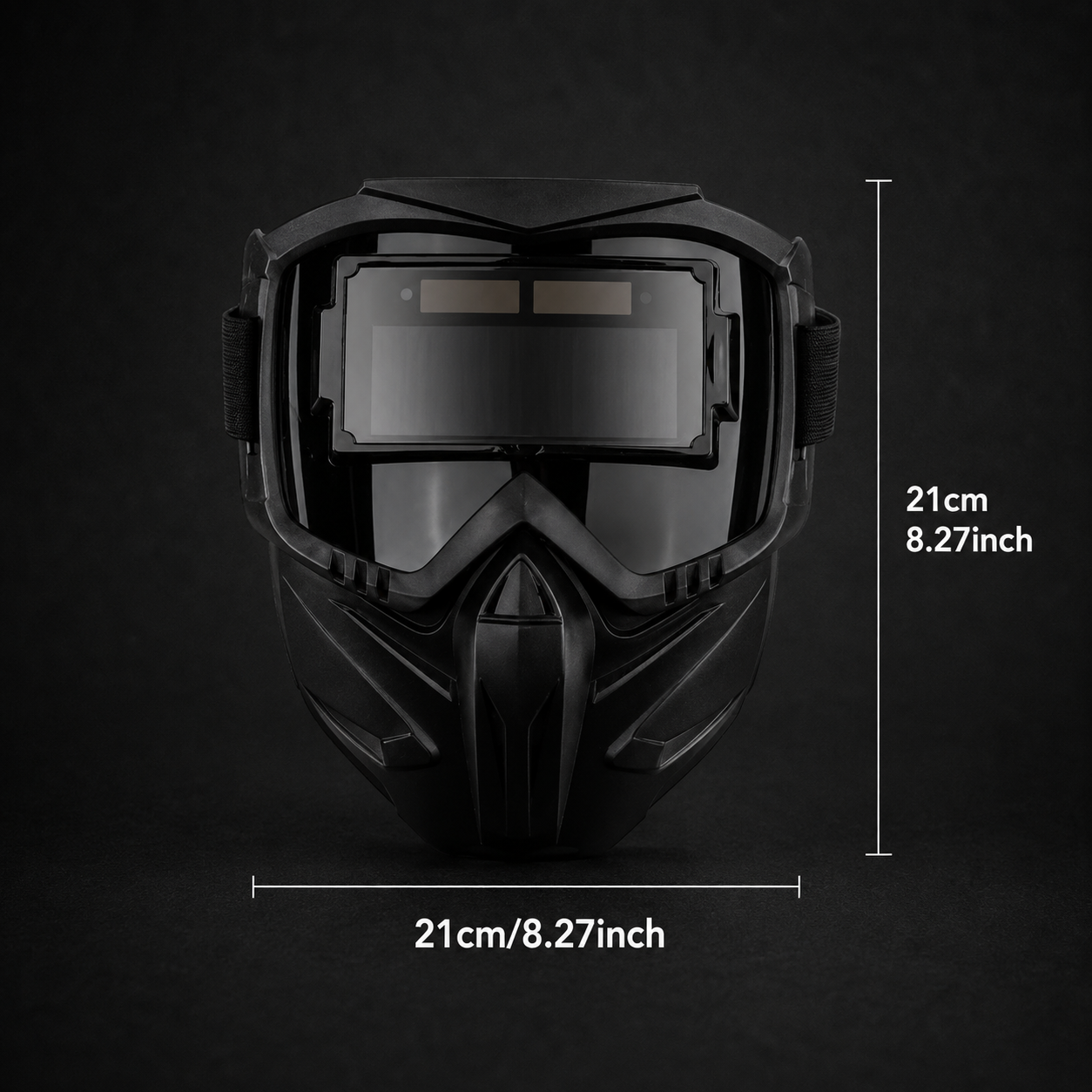 🛡️Maschera Da Saldatura Con Oscuramento Automatico 0,1 Ms – Smontabile In 2 Parti, Protezione Totale