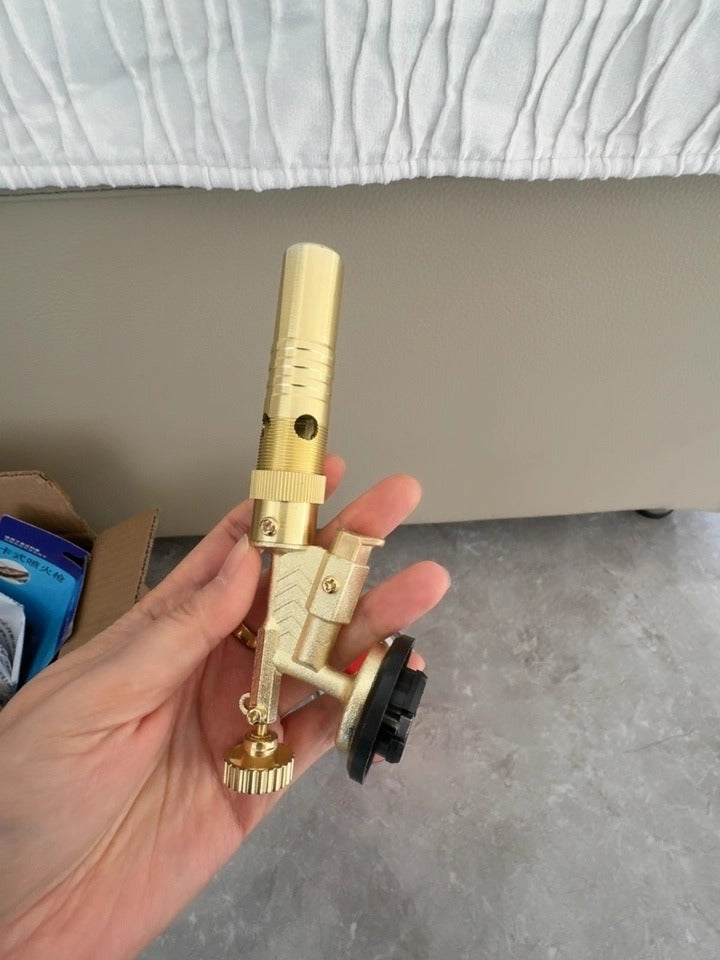 Cannello A Gas Mini In Ottone Con Accensione Automatica