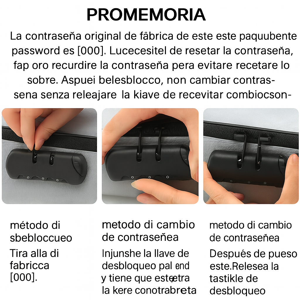 Borsa Portadocumenti Premium – Ignifuga, con Chiusura a 3 Cifre, Massima Tranquillità
