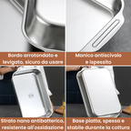 Vassoio Di Cottura In Acciaio Inox SUS304 Per Pentole Calde, Pesce Al Vapore, Cottura Al Forno E Conservazione Degli Alimenti