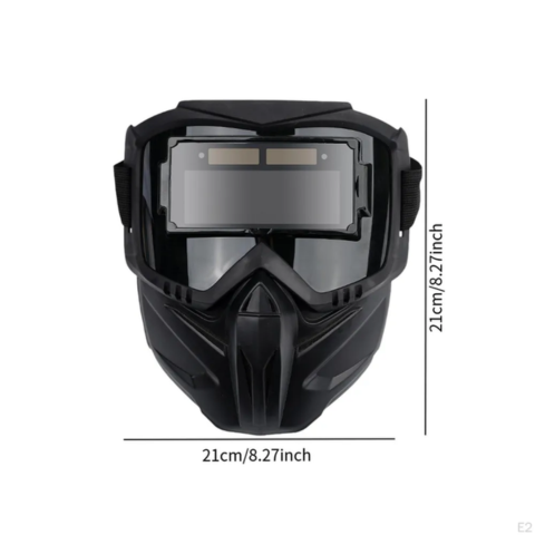 Maschera Da Saldatura Con Oscuramento Automatico 0,1 Ms – Smontabile In 2 Parti, Protezione Totale