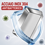 🎁 RICEVI 12, PAGHI SOLO 6! | Contenitori per alimenti in acciaio inox 304 – 2000 ml