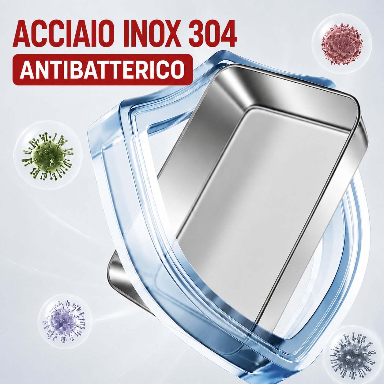 🎁 RICEVI 12, PAGHI SOLO 6! | Contenitori per alimenti in acciaio inox 304 – 2000 ml