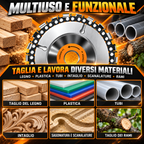 Disco a Catena per Smerigliatrice – Taglia, Intaglia e Sagoma il Legno in Pochi Secondi