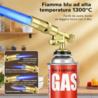 Cannello A Gas Mini In Ottone Con Accensione Automatica
