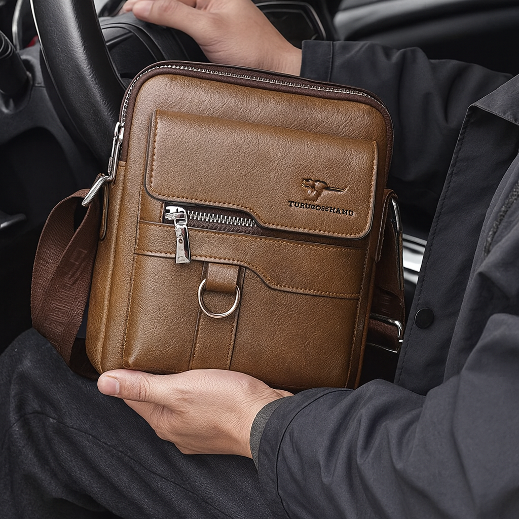 [🔥SCONTO DEL 70% - GARANZIA DI 1 ANNO] KANGURU – Borsa in Pelle Artigianale Toscana