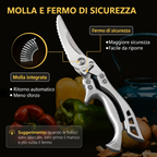 Forbici da Cucina in Acciaio Tedesco