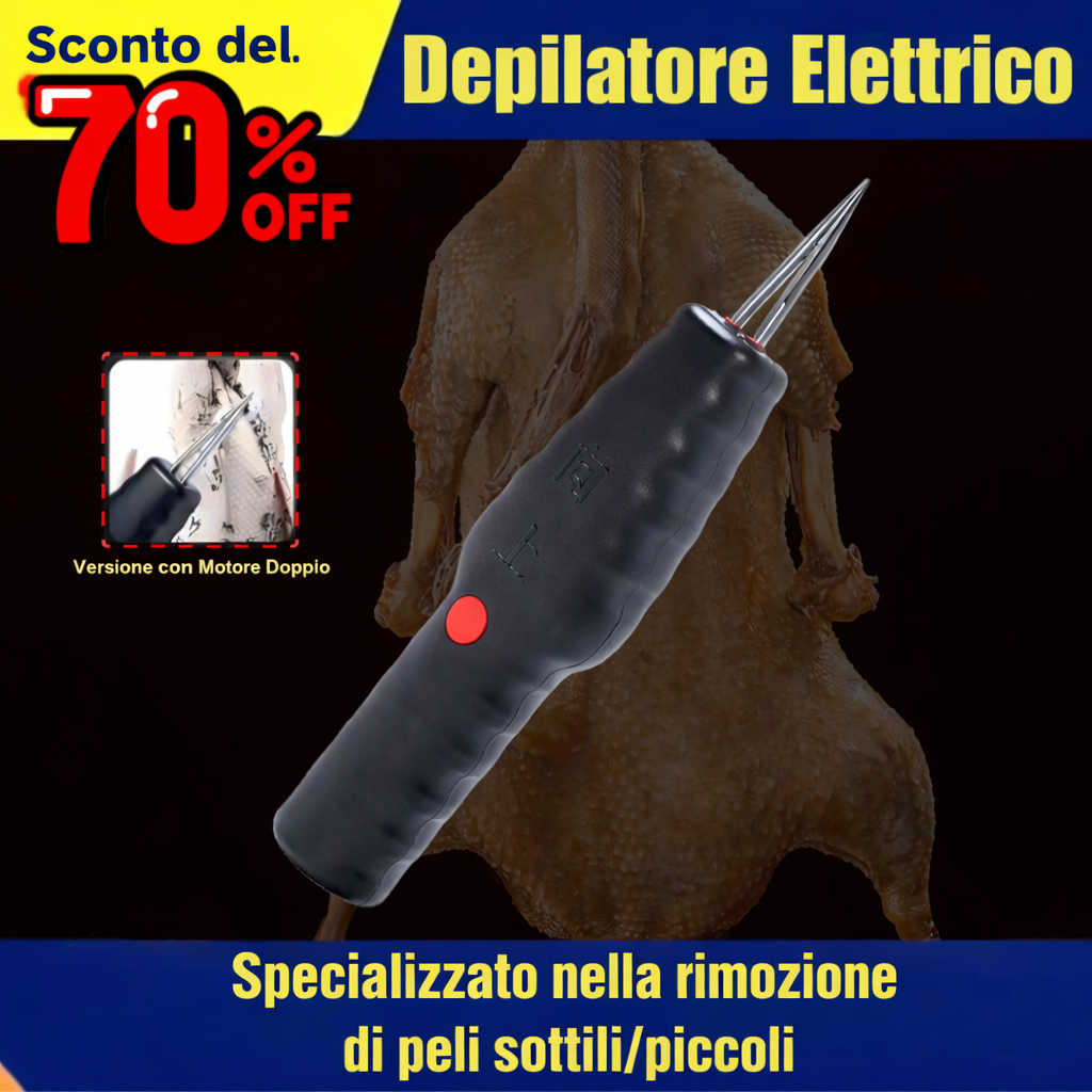 Spennatrice portatile e manuale per pollame