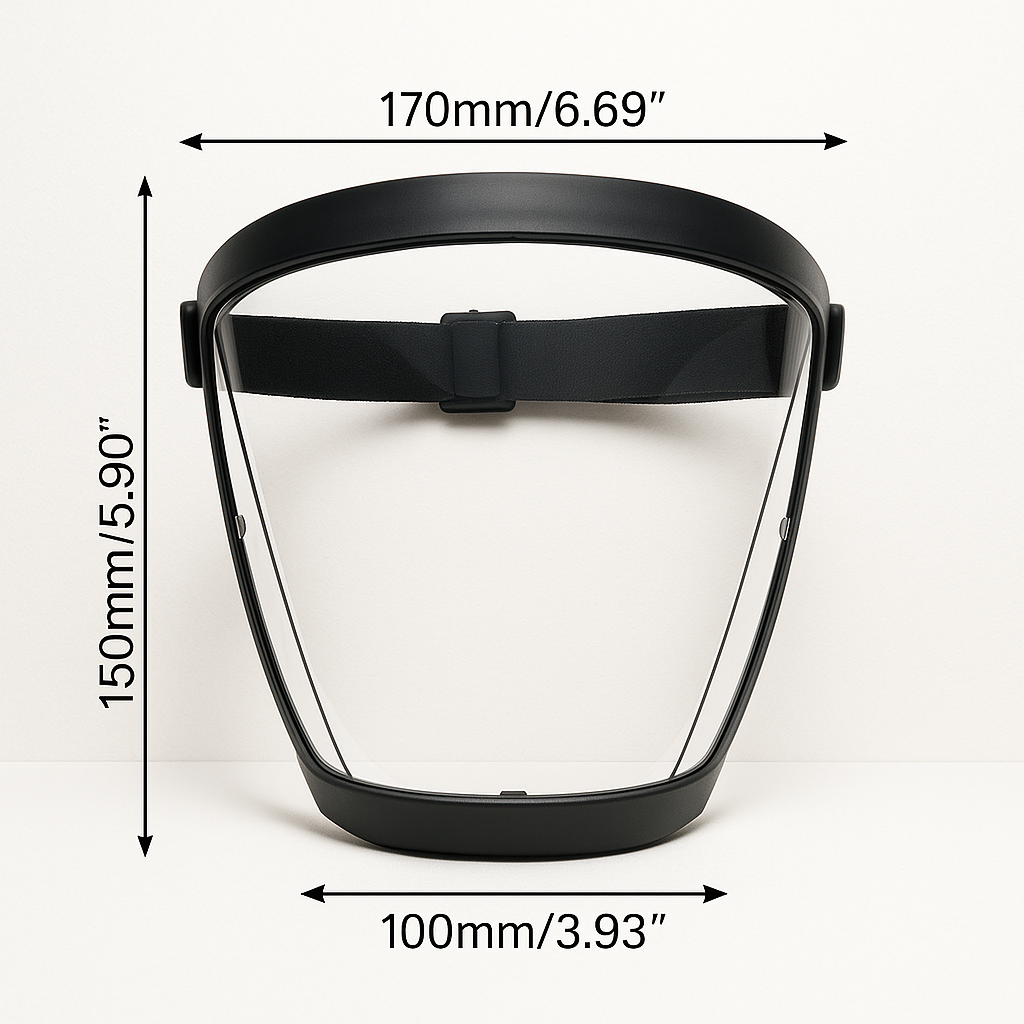 Maschera protettiva integrale anti-polvere con filtro PM2.5 e visiera anti-appannamento | SCONTATA DI OLTRE IL 50%