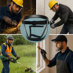 Maschera protettiva integrale anti-polvere con filtro PM2.5 e visiera anti-appannamento | SCONTATA DI OLTRE IL 50%