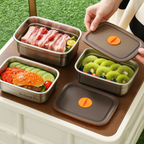 🥗 Contenitore per alimenti in acciaio inossidabile 316 con coperchio sottovuoto