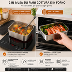🛍️ Scatola Ermetica In Acciaio Inox Tedesco 316 Per Conservare Gli Alimenti