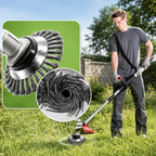 ⚙️ Disco de Alambre de Acero para Desbrozadora — Corte 360° | Compatible Universal