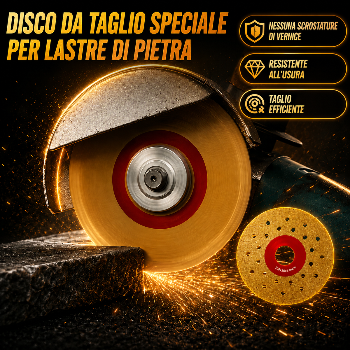 ⚙️ Disco Diamantato Multifunzione 2 In 1 Per Taglio E Levigatura